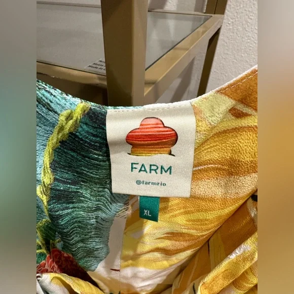 FARM Rio Azalea Forest Mini Wrap Dress Size XL - Picture 4 of 10